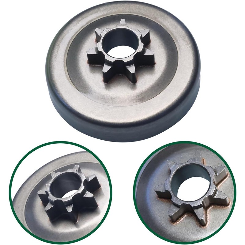 0.325" 7T Clutch Drum Sprocket Kit Worm Gear Needle Bearing
