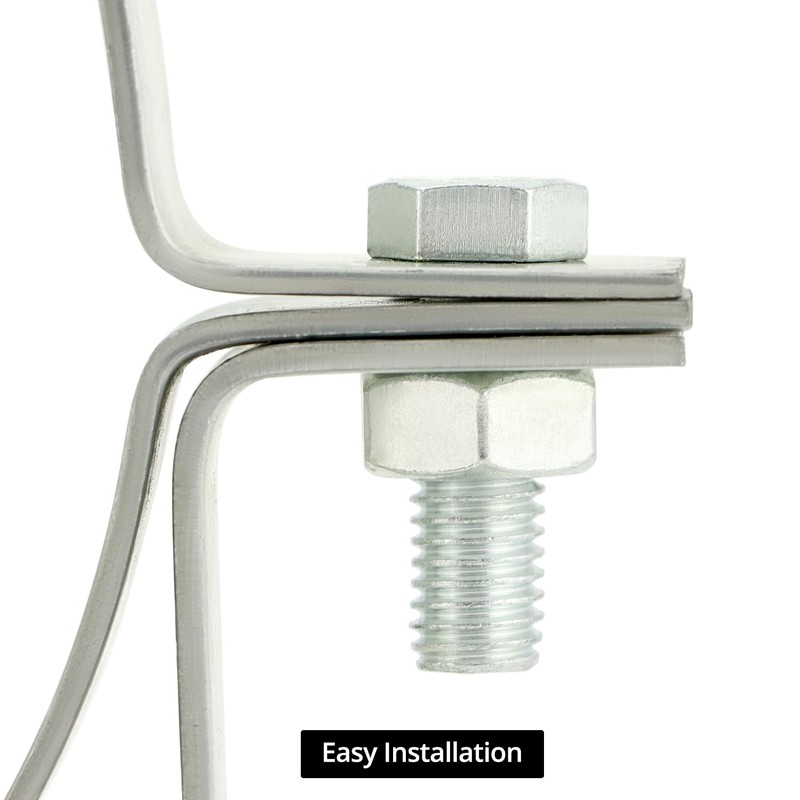 QWORK 6 Inch B Vent Wall Strap Round Gas Vent