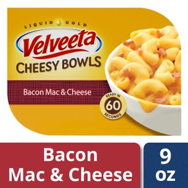 Velveeta Cheesy Bowls Bacon Mac and Cheese (9 oz Box)