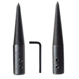 Tapered Spindle Set 10 mm Left & Right for Bench Motor Grinder Buffing Polishing