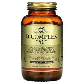 B-Complex 50 Veggie Capsules (250) / B-복합체 50 베지캡슐 250정