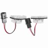 Pair of LED License Plate Lamp White Light 34100S0A013 Fit