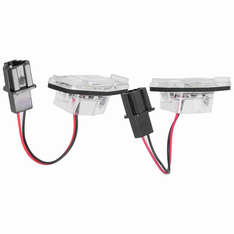 Pair of LED License Plate Lamp White Light 34100S0A013 Fit