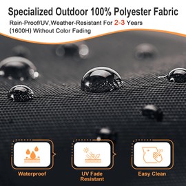 Outdoor Furniture 66in Round Daybed Retractable Canopy Replacement Cover,Patio Rattan Wicker Sun Bed Fade Resistant Canopies(Only Canopy Cover) (Charcoal Grey)