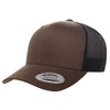 Yupoong YP Classics Retro Trucker Cap, Coyote Brown/Black, OSFA