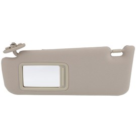 ECCPP 74320-06610-B1 Left Driver Side Sun Visor with Mirror Fit for Toyota for Camry 2012 2013 2014 2015 2016 2017 without Sunroof 74320-06610-B, 74320-06611-B2, 74320-33F40-B0 (Beige)