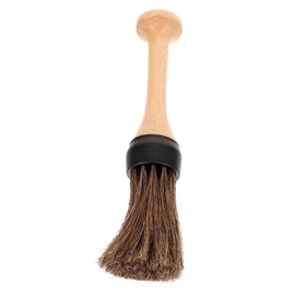 IWOWHERO Hair Brush with Wooden Handle Barber Brush for Hair Salon Soft Bristles Neck Duster Handle