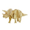 DINOROID Triceratops Walking 3D Wooden Dinosaur Puzzle