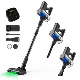 OMESER Cordless Vacuum Cleaner Powerful Lightweight Stick 400W 30Kpa HEPA Filter