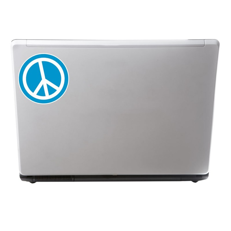2 x 10cm Peace Vinyl Sticker Symbol Hippy Camper Van
