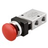Heschen Pneumatic Short Red Flat Mechanical Valve JM-06A 3 Way