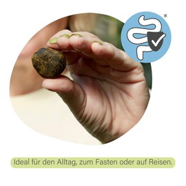 Verdauungs-Pflaume. Die fermentierte grüne Pflaume mit Chlorid und Calcium für die Verdauung (weitere Details bei den Produktinformationen). Natürlich, hochwertig und ohne Zusatzstoffe. (5 Stück)