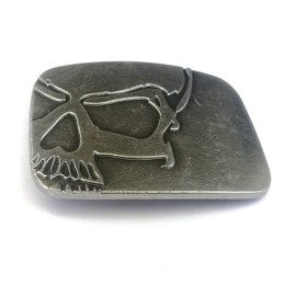 NCERYE Skull Belt Buckle, Western Belt Buckles for Men, Cowgirl Cowboy Rodeo Jeans Belt Buckle Gift for friend