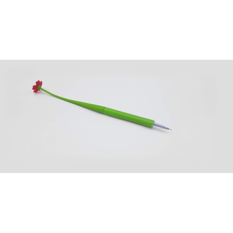 ZEUP BEAULEAF 920959 Water-Based Ballpoint Pen, Flower Pink