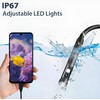 Borescope1920P HD Endoscopic Camera - with 8 Adjustable LEDs, 16.4ft