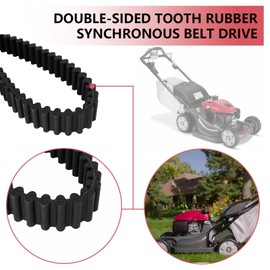 Be In Your Mind Timing Belt Double Toothed Deck Drive Timing Belt Compatible with Honda HF2213 HF2216 HF2417HME HF2218K1 Ride on Lawnmower Tractor