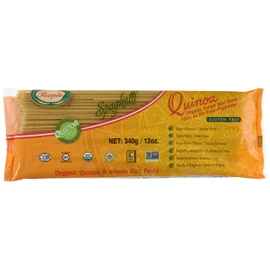 Rizopia Rice Pasta Organic Quinoa and Brown Rice Spaghetti, 340 g (Pack of 1)