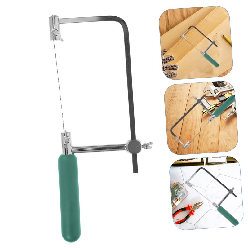 TEHAUX Small Metal Hacksaw Jewelry Accessory Jewelers Bow Saw for