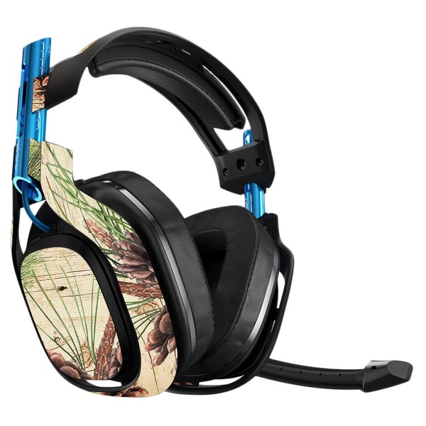 MightySkins Skin Compatible with Astro A50 Gaming Headset - Pine