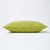 HOMESCAPES Lime Green 12 x 20 Inch Nirvana Pure Slub
