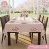 Cherry Blossom Pink Floral Tablecloth,Spring Tablecloth Rectangle, Japanese Tablecloth for
