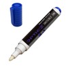 Opticz UV Blacklight Reactive Large Tip Invisible Ink Marker, Blue