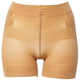 Gunze HCF120 Women's Shapewear Bottoms, Haku Care, Pelvic Support, Half Length, beige (natural beige)