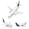 HANGHANG 1/400 Lufthansa Plastic Airplane Model Suitable for Collections and