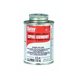 Oatey 31128 Medium CPVC Cement, Orange, 4 Oz.