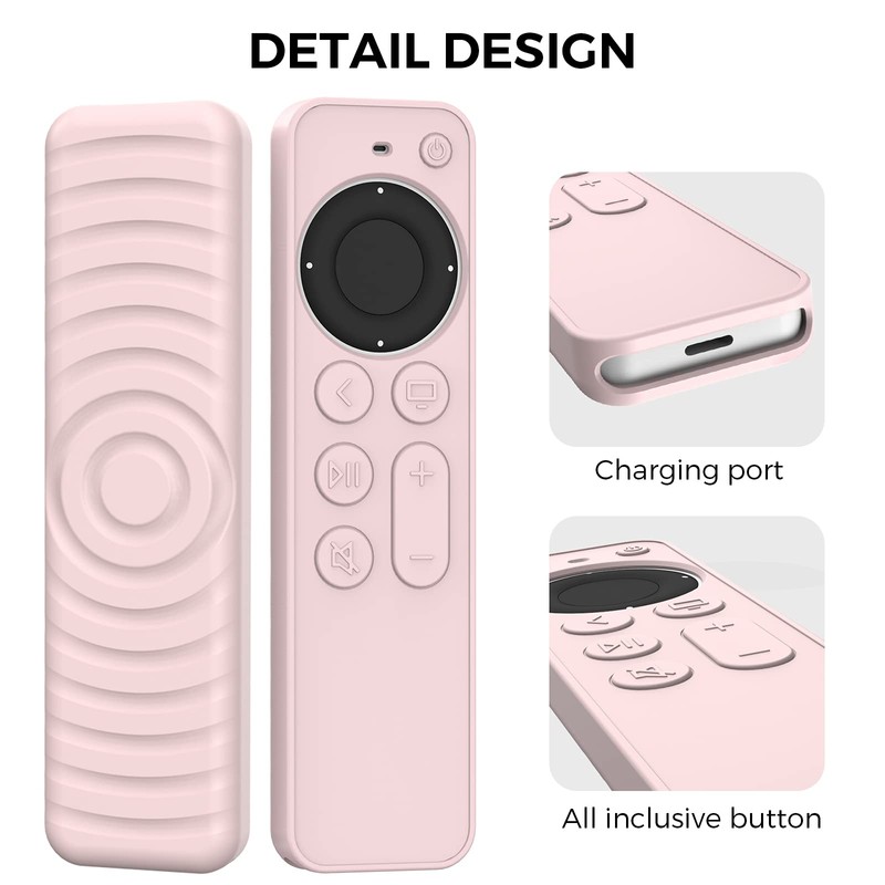 AhaStyle Protective Case for 2021 Apple TV Siri Remote 4k,