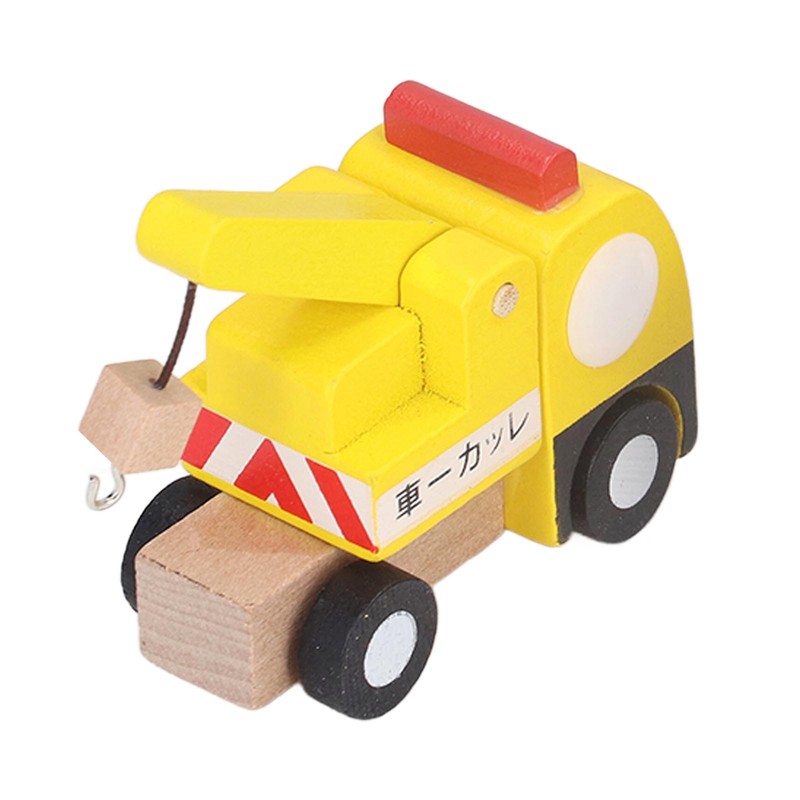 12pcs Wooden Mini Trucks Forward Backward Promote Cognitive Kids Educational