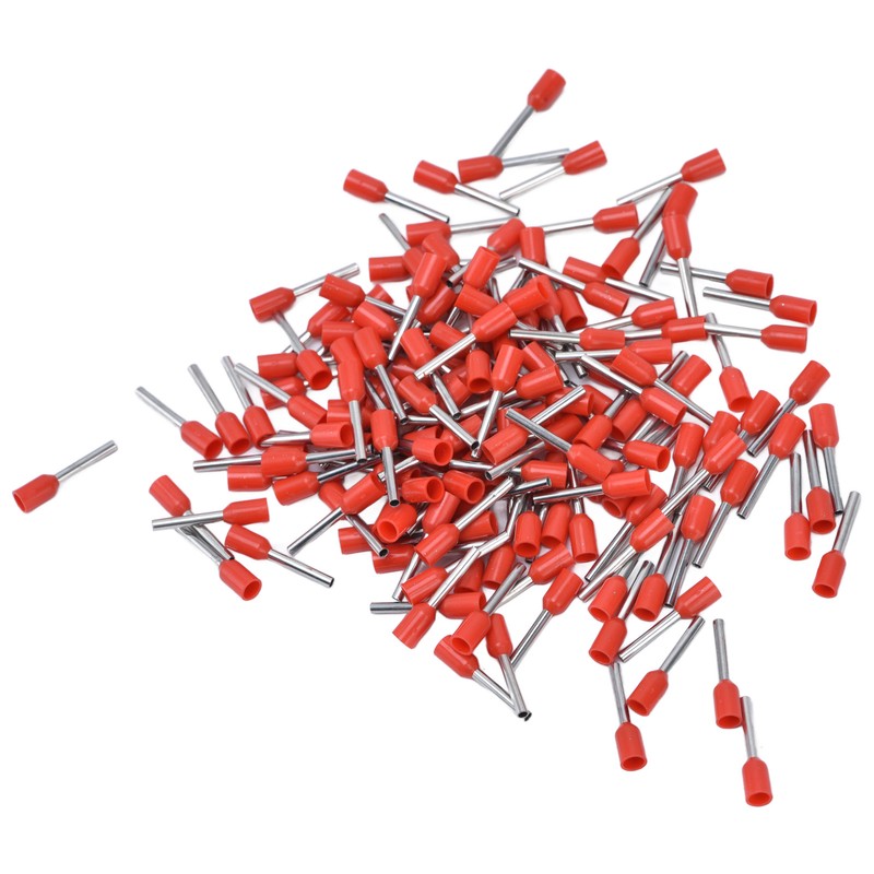 1000Pcs Insulated Ferrule Electrical Pin Crimp Terminals 20 AWG Cord