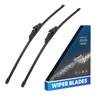 Blades, 22"+22" Automotive Replacement Front Windshield Wiper Blades Fits for