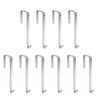 Vantasii 10 Pack Over The Door Metal Hook Hanger to