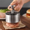 zCloud Adjustable Hamburger Patty Maker Stainless Steel Hamburger Press Patty