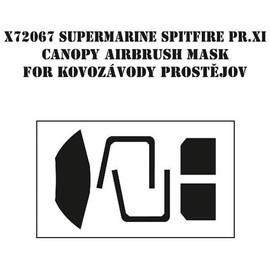 MH Models 1/72 Supermarine Spitfire PR.11 Canopy Paint Mask Seal for KP Models MHZX72067
