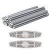 SHEEHAN 36PCS Waterproof Bicycle Spoke Reflector Bicycle Spoke Clips Bike