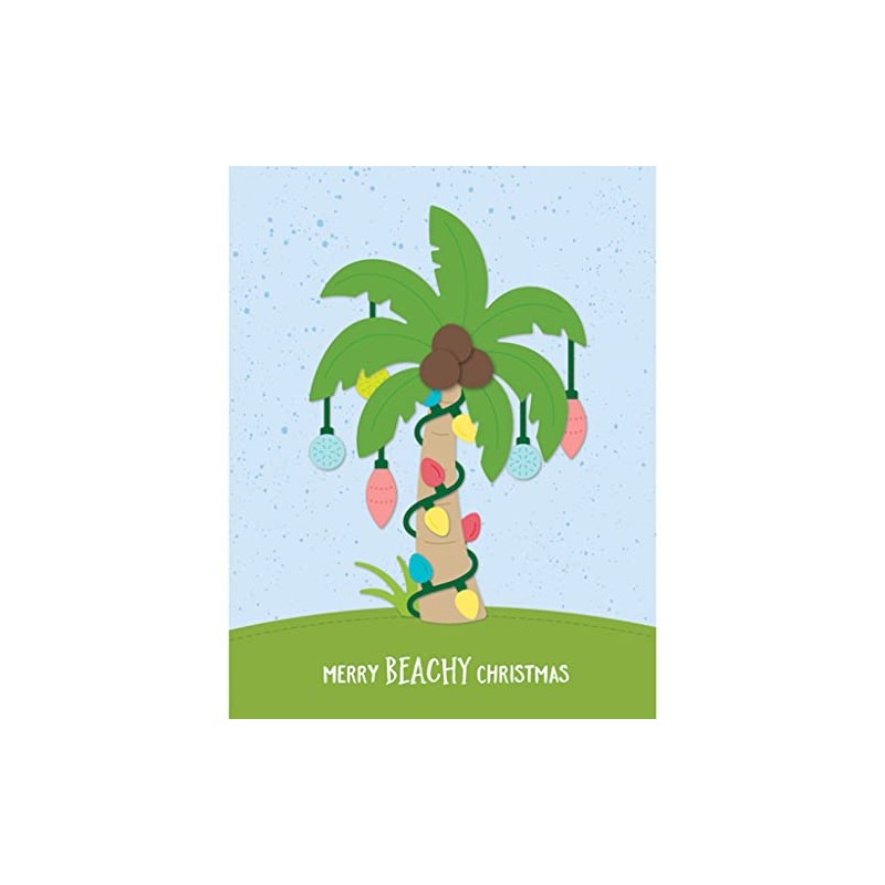 Lawn Cuts Custom Craft Die-Christmas Palm Tree