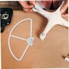 FELTECHELECTR 4pcs White Quick Release Propeller Guards for Protective Bumpers