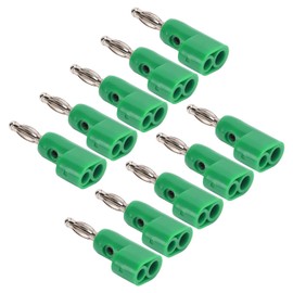 Sonew 10pcs 4mm Banana Plug Solderless Stackable Banana Plug Connectors J.10026()