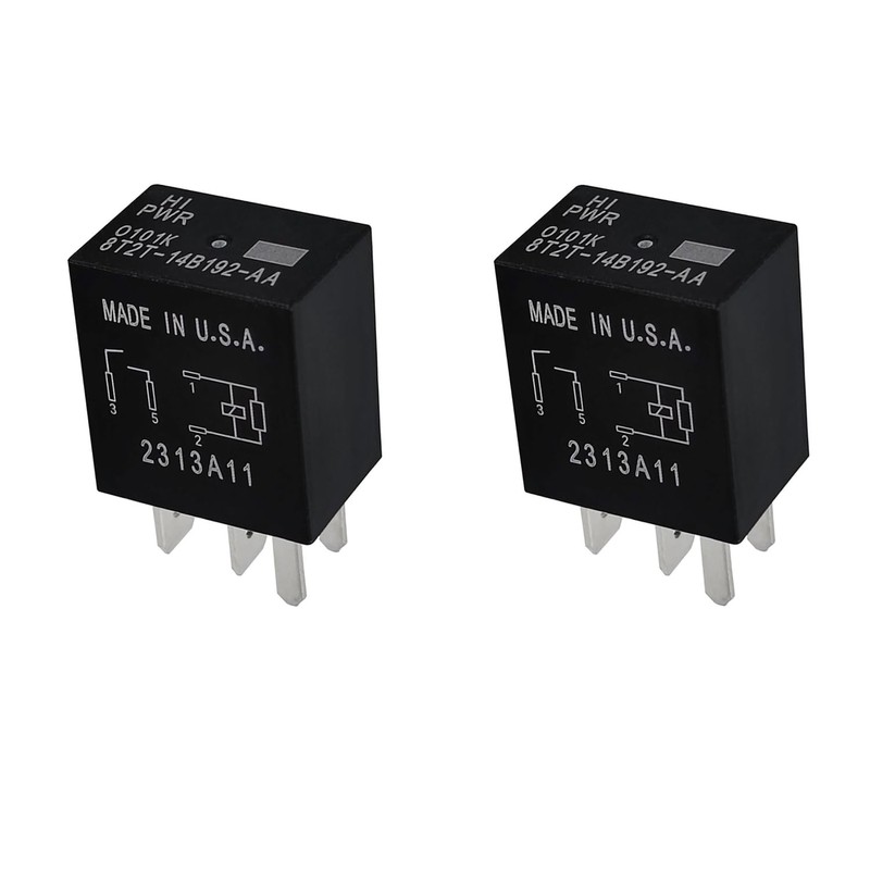 8T2T-14B192-AA Automotive Relay 4-Pack - 12VDC Direct Compatible for Select