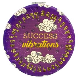 Feng Shui Success Luck Vibrations Compact 2-Sided Purse Mirror Best Wishes, Mascot New Year's Gift (Double Dragons（Luck）)