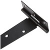 Duratool D00915 T-Hinges Black Zinc Plated 10" (254mm) 2 Pack