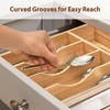 Umilife Kitchen Drawer Organizer, 10 Inch Silverware Utensil Tray Holder,
