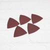 VGOL 50pcs Multi Tool Accessory Triangle Sandpaper 8080mm Gravel 40/60/80/120/240