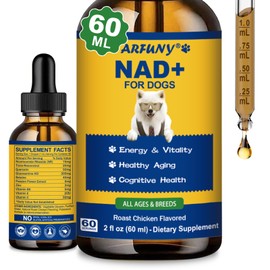 NAD+ Longevity Supplement for Senior Dogs, Vitality, Cognitive Health, 60ML