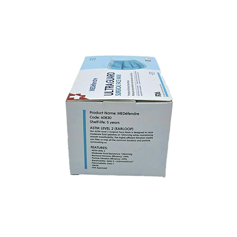 Surgical Masks, 50 Pieces, Medical Use, Breathable, High Performance, Non-Woven