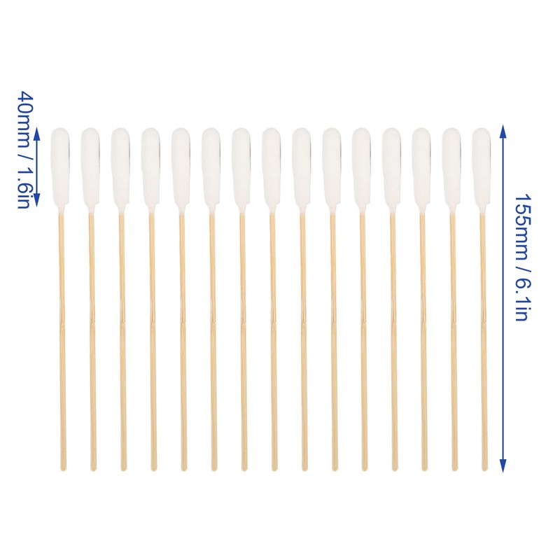 Hisopos de Algodón con Orejas de Perro de 100 Uds.,