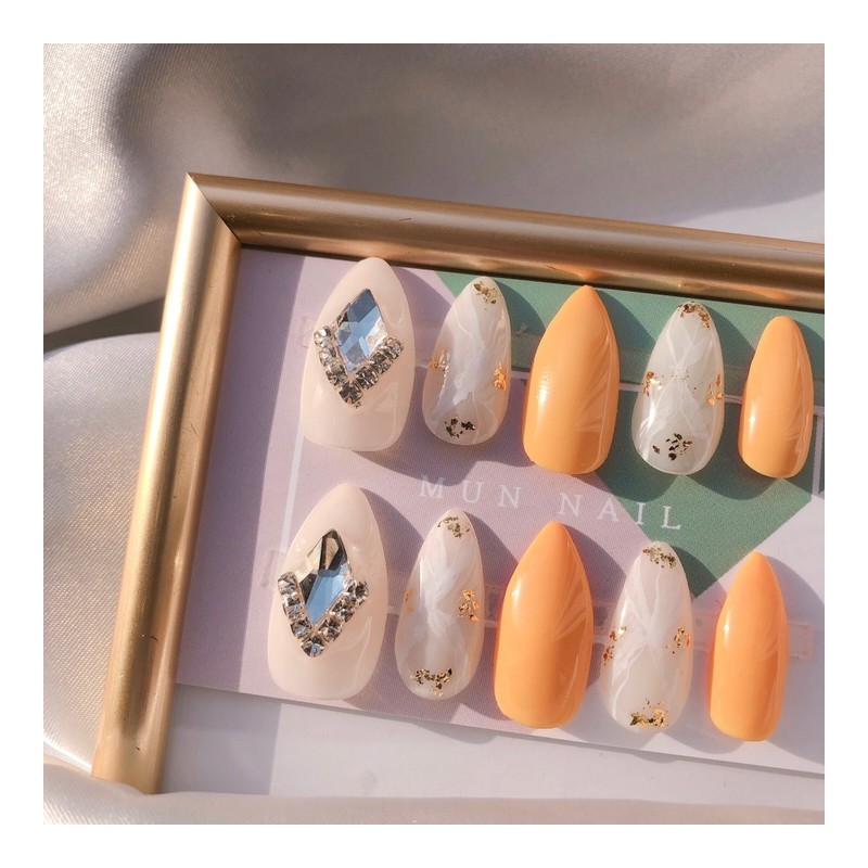 MunNail ♡Forsythia - Short Oval / MunNail ♡개나리 - 숏오벌