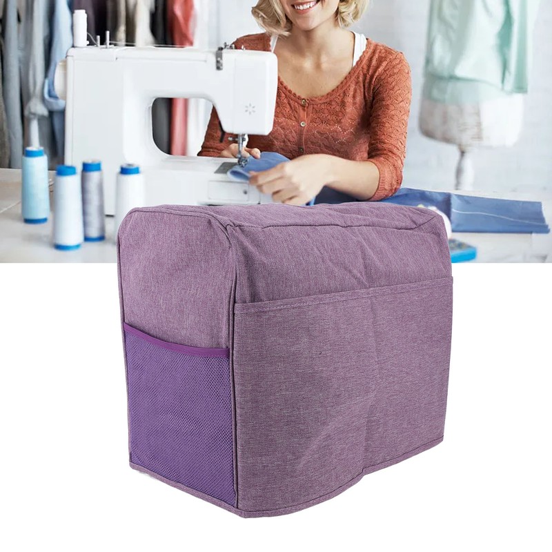 Sewing Machine Dust Cover 3 Layer Foldable Polyester Sewing Machine